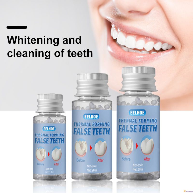 Thermal Forming False Teeth For Fix Filling The Missing Broken Tooth And Gaps Moldable Thermal