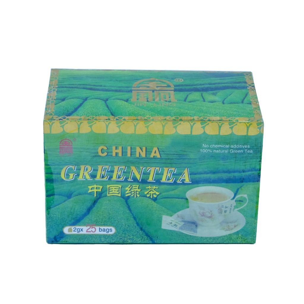 Jin Ling China Green Tea (50g) 25 Tea Bags | Shopee Philippines