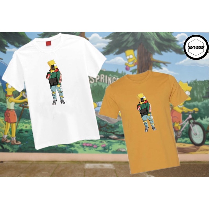 Bart Simpson Shirt The Bart Simpson 8 colors available | Shopee Philippines