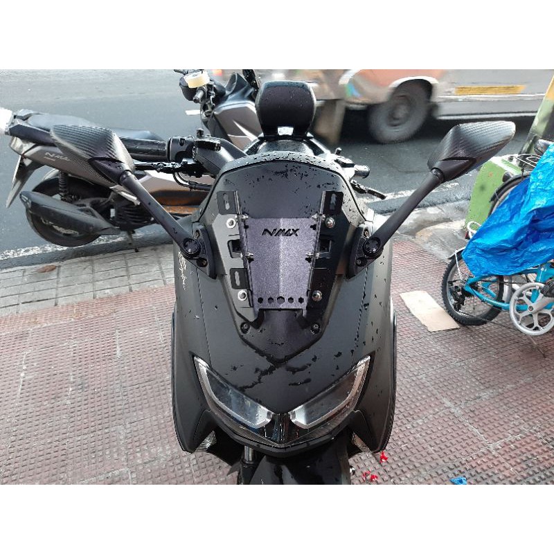 Nmax bracket v2 with side mirror set Shopee Philippines