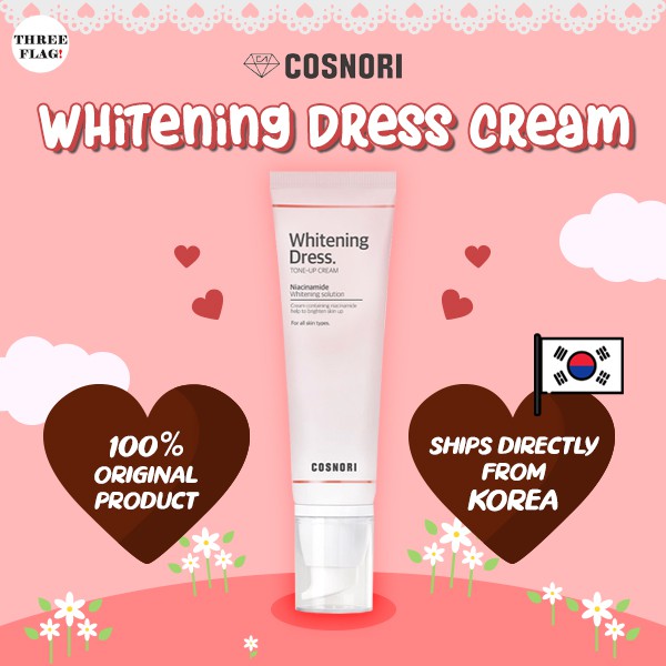 COSNORI Whitening Dress Tone Up Whitening Cream 50ml | Shopee Philippines