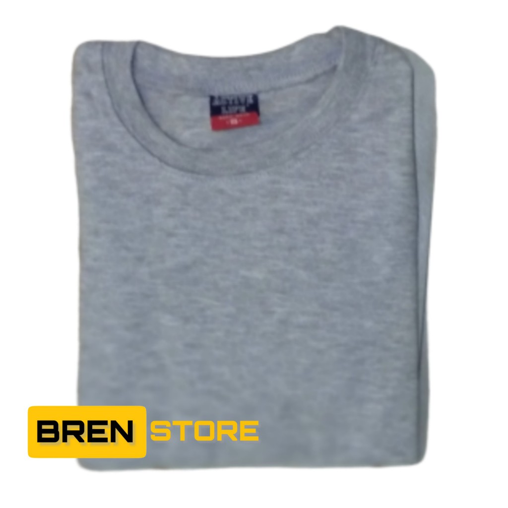 Active Life Plain Smoke (Light) Gray Tshirt Cotton Round Neck Tee Shirt