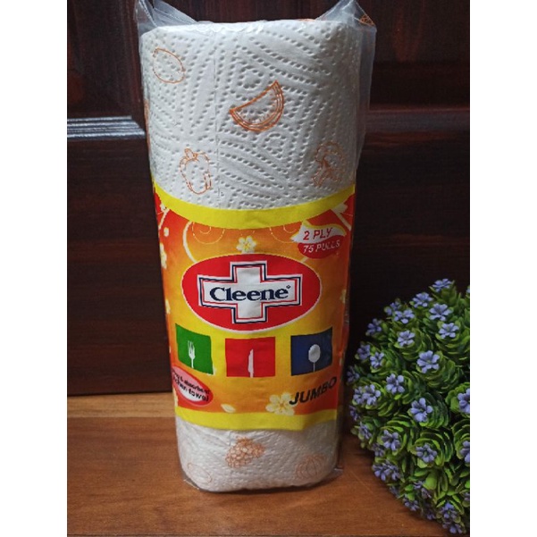 Cleene Jumbo 2ply Paper Kitchen Towel 75pulls | Shopee Philippines
