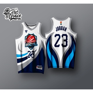 Sublimation jersey blue store white