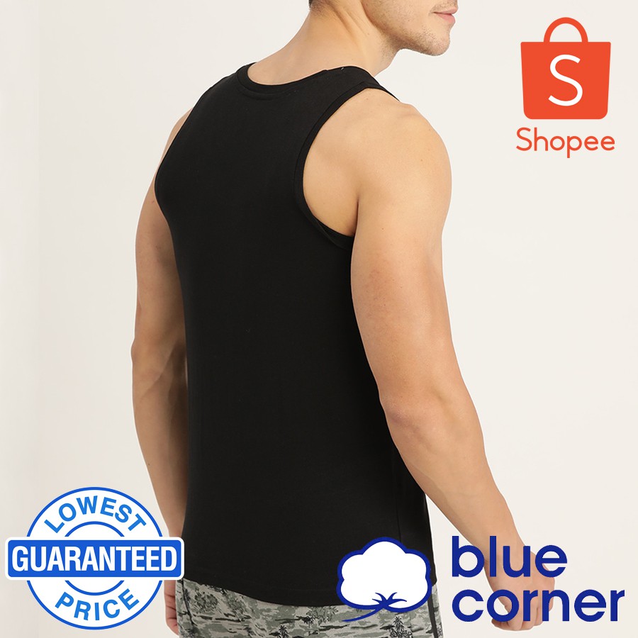 Blue Corner Pure Cotton Sando Tank Top for Men Adult | Shopee Philippines