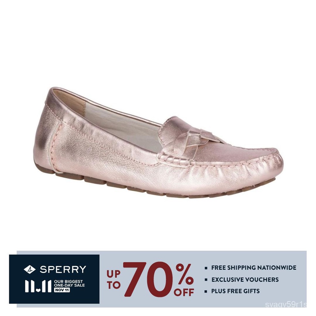 Rose on sale gold sperry