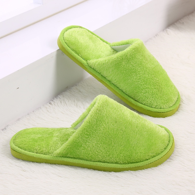New Plush Indoor Home Warm EVA Cotton Slippers | Shopee Philippines