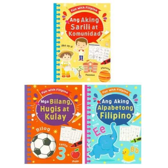 Fun with Filipino - Set of 3 ( Ang Aking Alpabetong Filipino, Mga ...