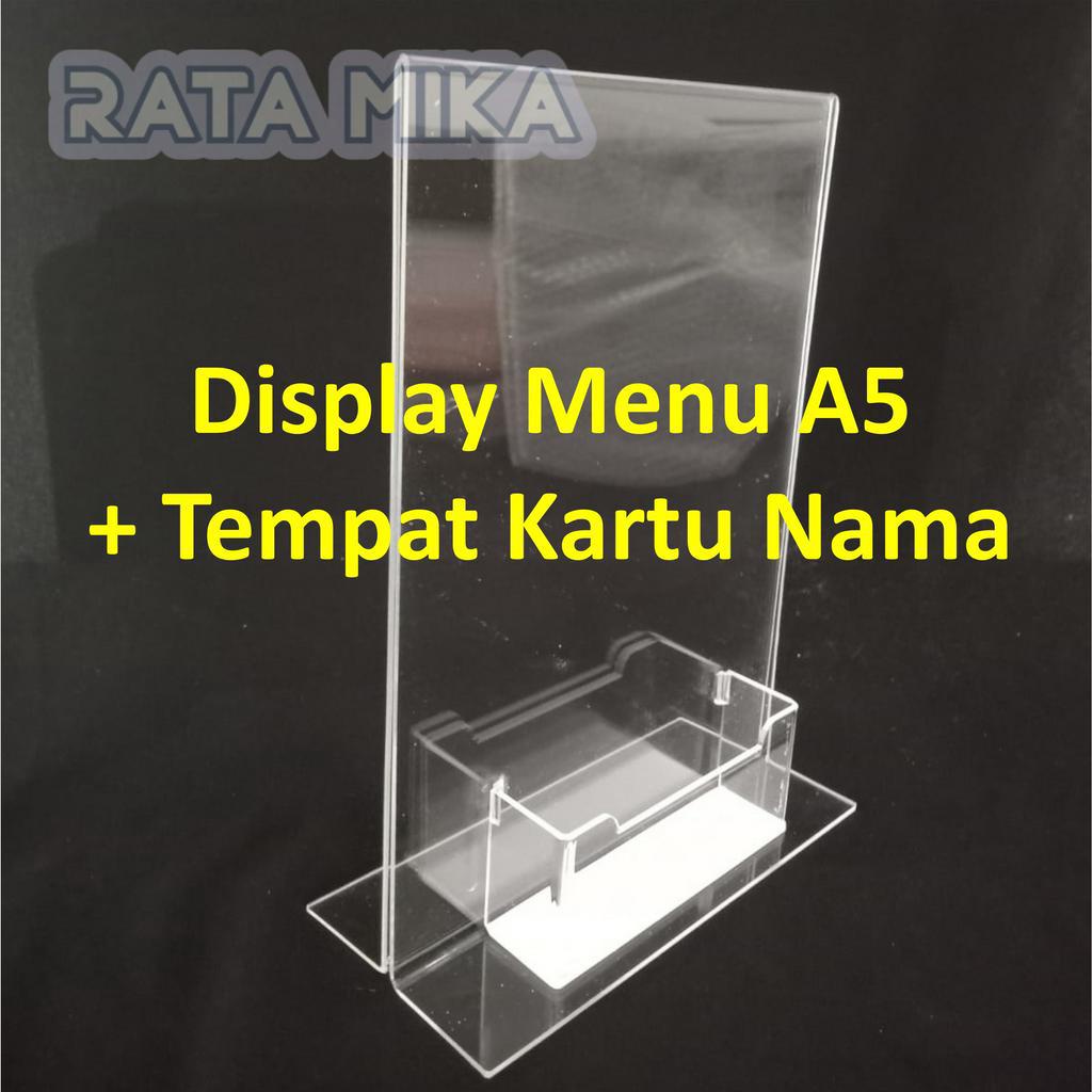 A5 Menu / Brochure Display + Card Holder | Shopee Philippines