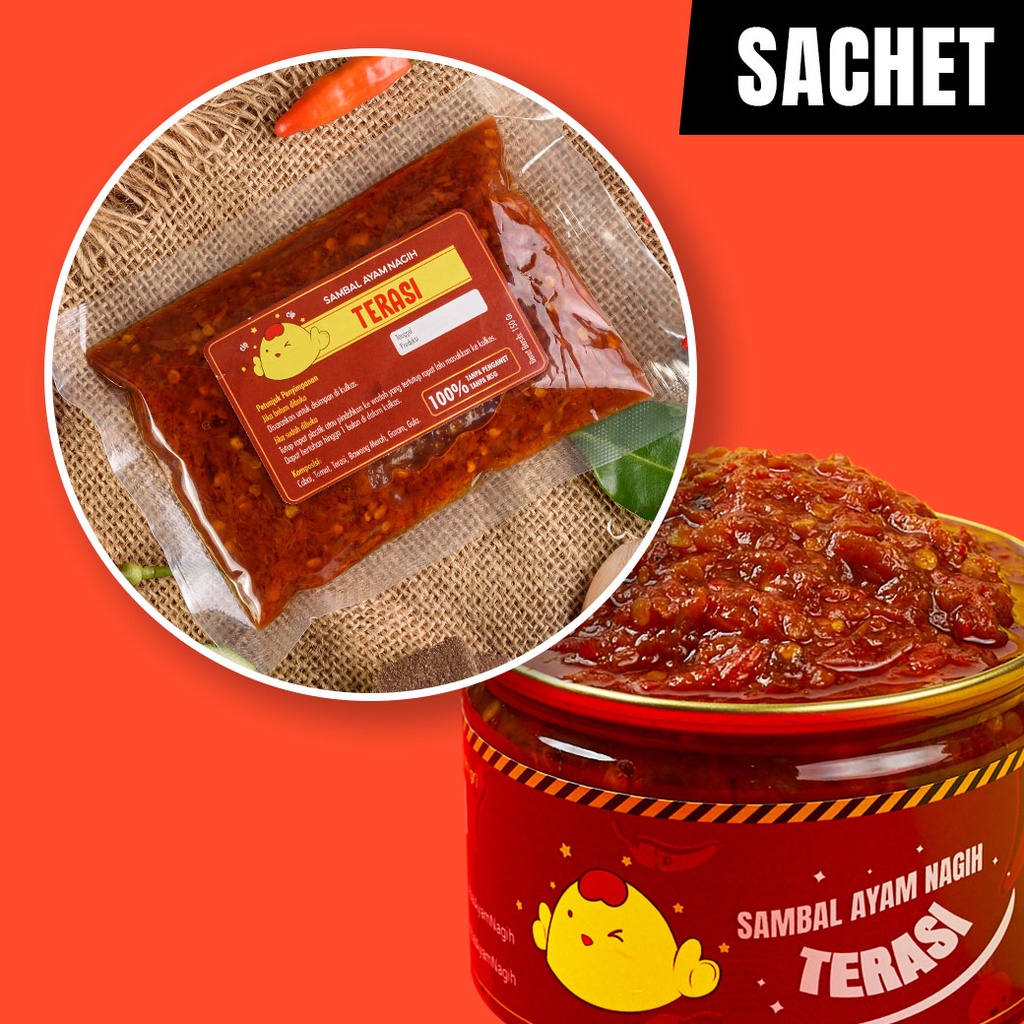 Sambal NAGIH - Sambal Terasi Sachet Taste Pecel | Shopee Philippines