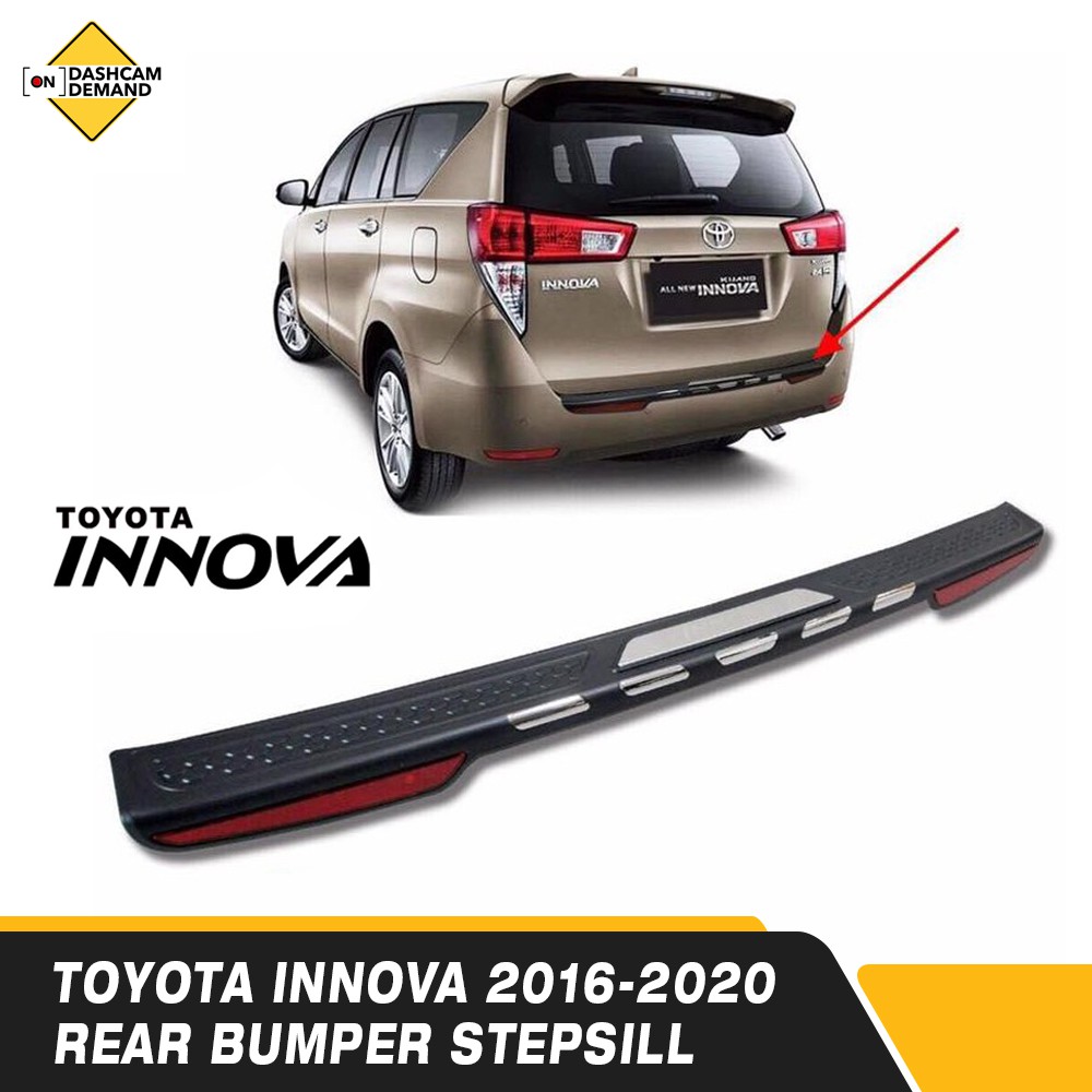 Toyota Innova Rear Bumper Stepsill Protector Year Model 2016 - 2020 ...