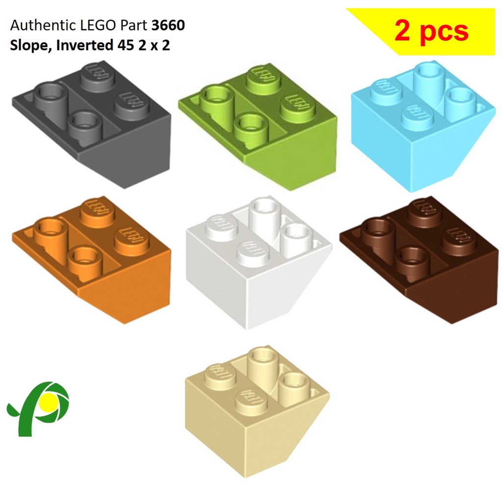 LEGO Parts 3660 / 76959 Slope Inverted 45 2x2 | Shopee Philippines