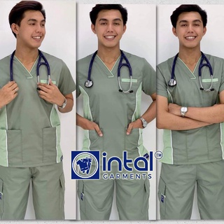 SCRUB SUIT Cargo 6-Pocket Pants Premium Quality Scrubsuit 06C Unisex Scrubs  Set B by INTAL GARMENTS