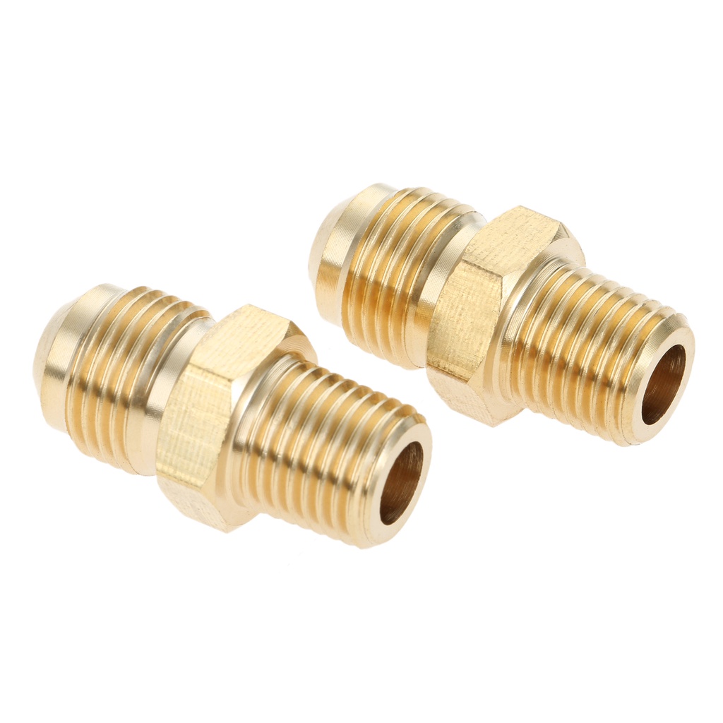 2pcs Solid Brass 3/8