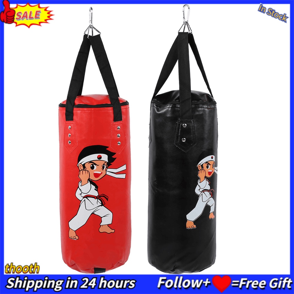 New product】Thooth Kid Boxing Sandbag Sanda Muay Thai Training Punching Target Bag for Children Tee Shopee Philippines