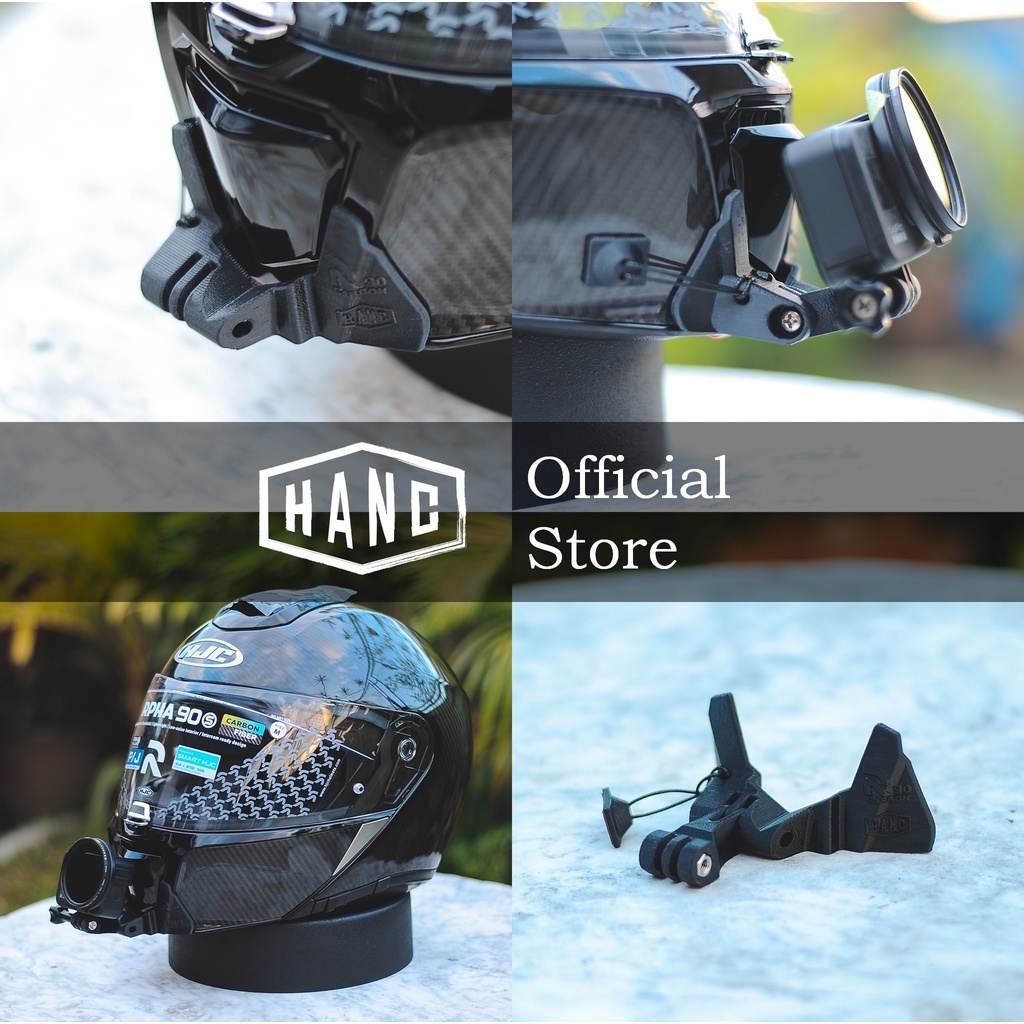 Hjc gopro hot sale mount