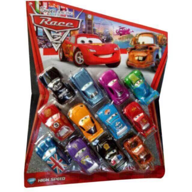 Cars Figure Toys Set Of 12 Shopee Philippines