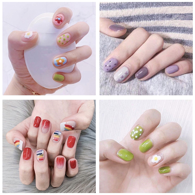 (Not UV Sticker) DA261-280 Finger DIY Normal Nail Sticker Fashion ...