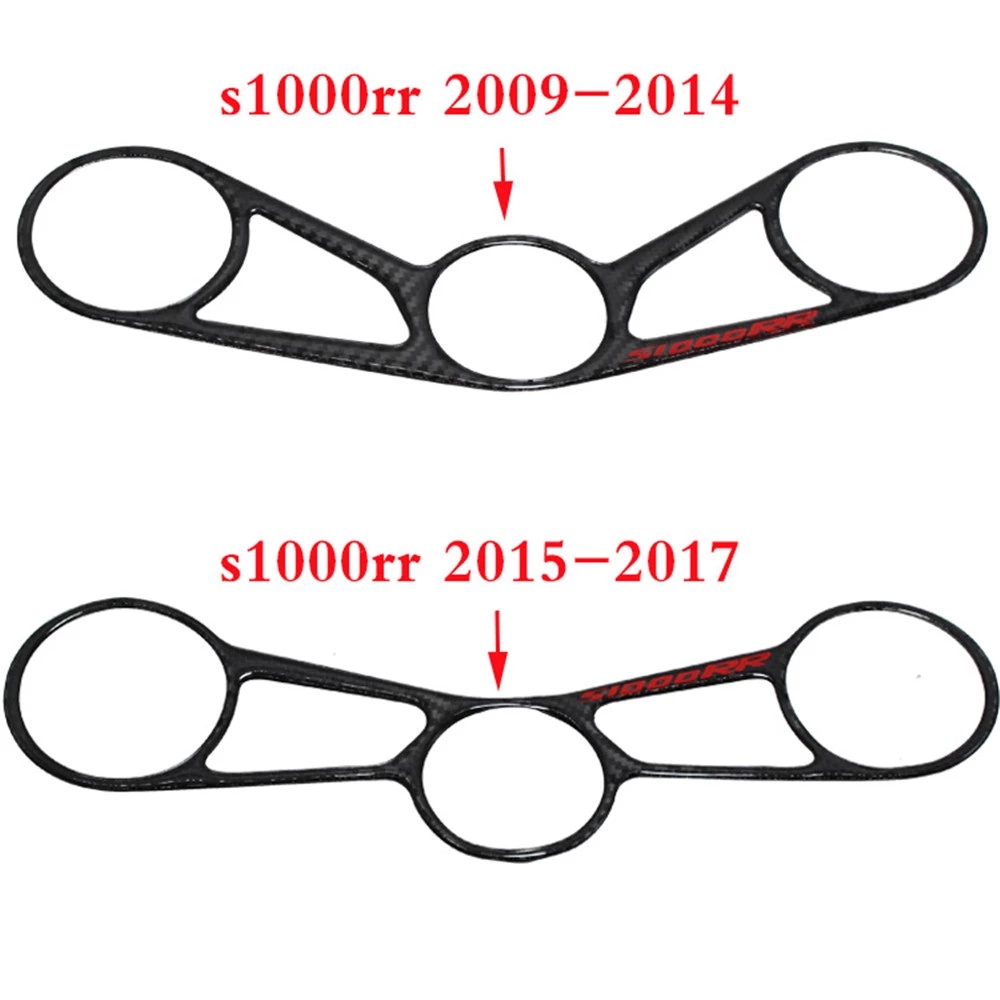 3D Motorcycle Carbon Fiber Stickers Top Triple Clamp Yoke Motocross ...