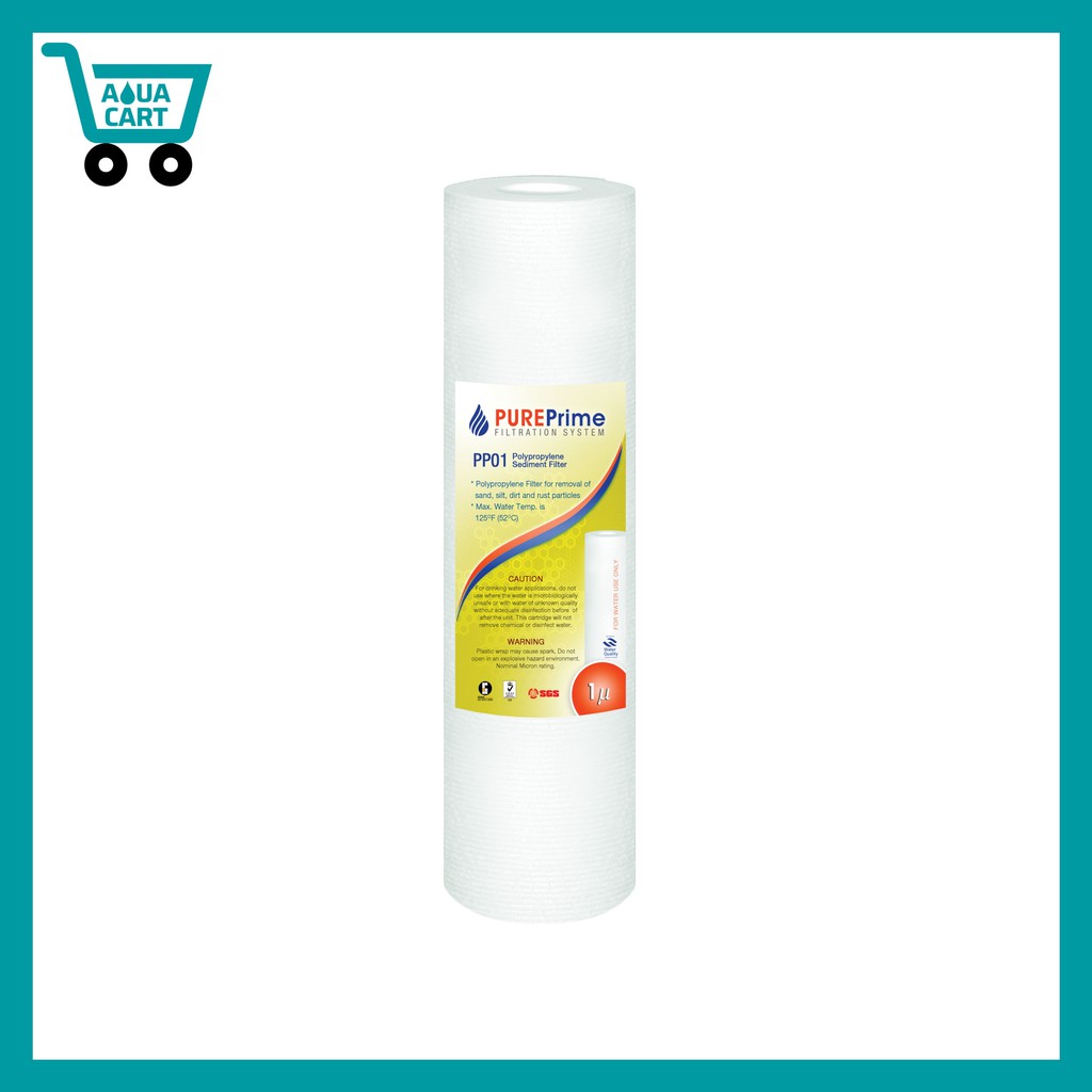 Pure Prime Sediment Filter 10SL 1,5,10,20 micron | Shopee Philippines