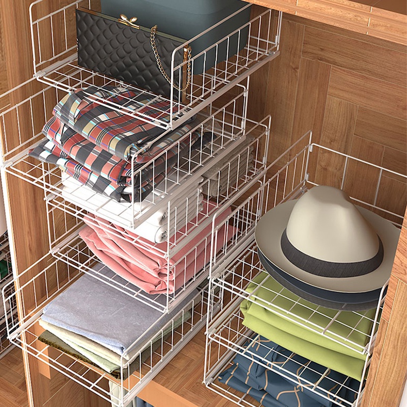 Storage Rack Stackable Clothes Drawer Storage Shelf Closet Organizer Storage Drawers Shopee