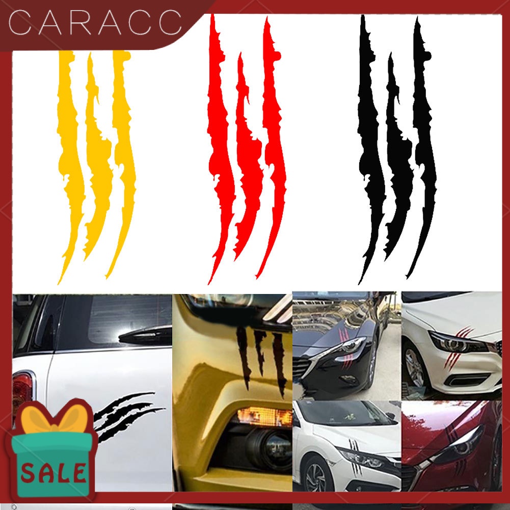 CarAcc Claw Scratch Car Vehicle Body Headlight Reflective Decals Sticker Decor Shopee Philippines