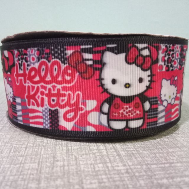 Hello kitty zebra print grossgrain ribbon 1.5 inches | Shopee Philippines