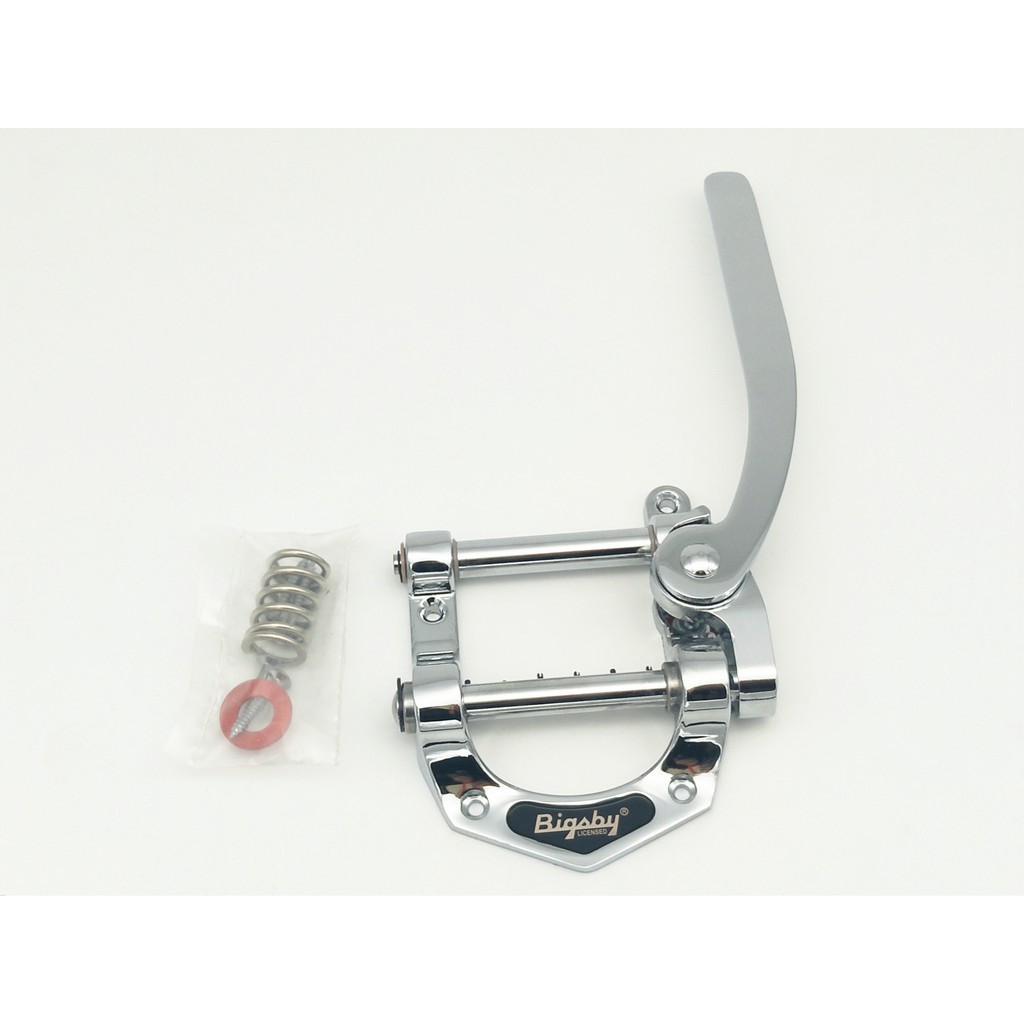 Wosthever Para Bigsby Guitarra Eléctrica Metal Tremolo Vibrato Bridge Tailpiece Parts Accesorios Para Instrumentos Musicales Plata - Foto 5