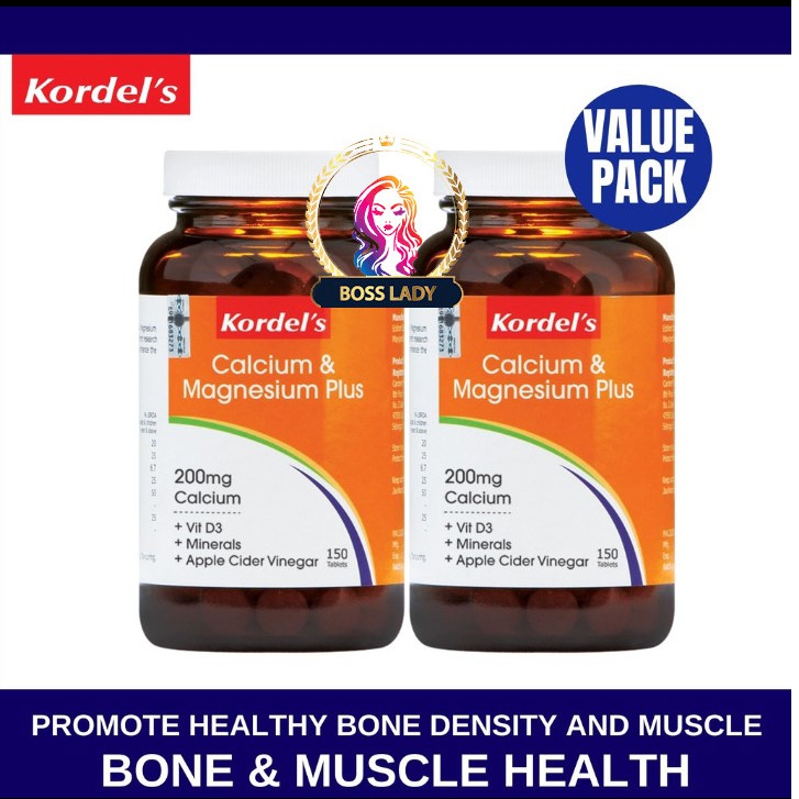 Kordel's Calcium & Magnesium Plus (150 tablets x2) HlGD Shopee