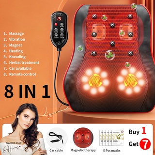 Electric Lumbar Massager Lumbar Vibrating Cushion Heated - Temu Philippines