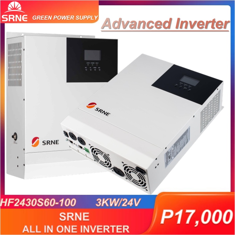 3000w Inverter 24v Srne Inverter All In One Solar Hybrid Off Grid 3kw24v Shopee Philippines 3576