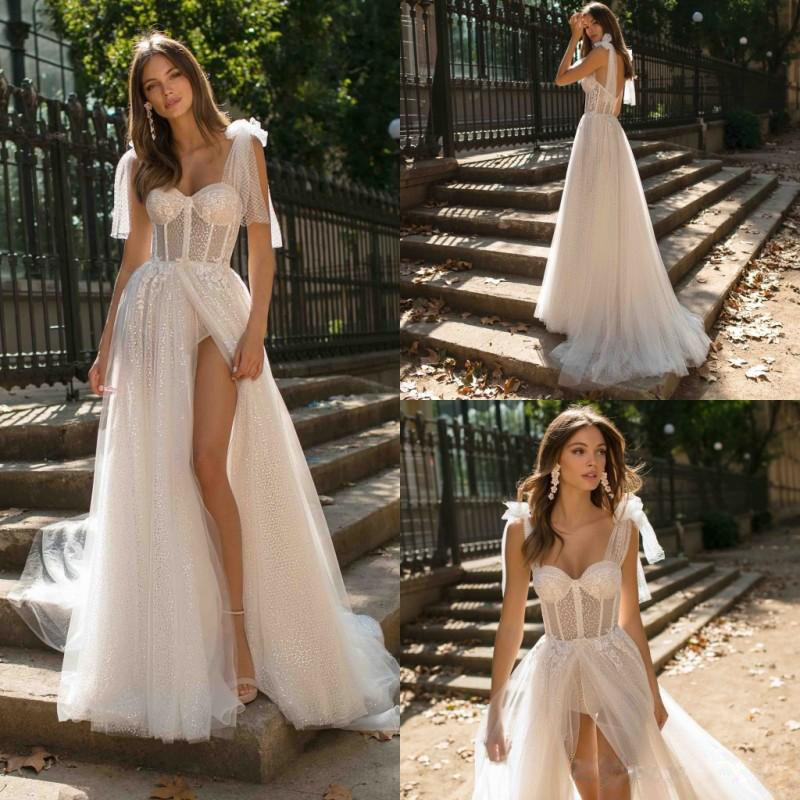 Ready Stock Wedding Bride White Sexy Sling Deep V Neck Backless Maxi Dress Evening Party Sexy Mesh High Slit Dress Women Gown Shopee Philippines
