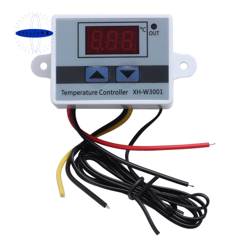 220V Digital LED Temperature Controller 10A Thermostat Control Switch ...
