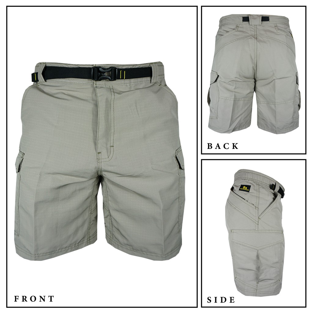 8a Performance - Glide Men Light Khaki Trekking Shorts | Shopee Philippines