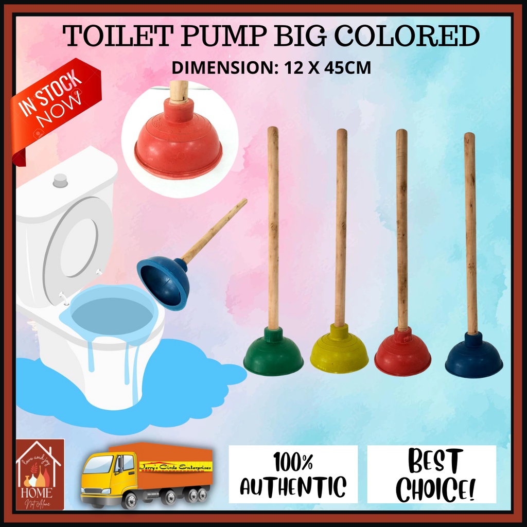 COLORED TOILET PUMP/ SUCTION CUP TOILET PLUNGER/ PANG BOMBA NG INIDORO