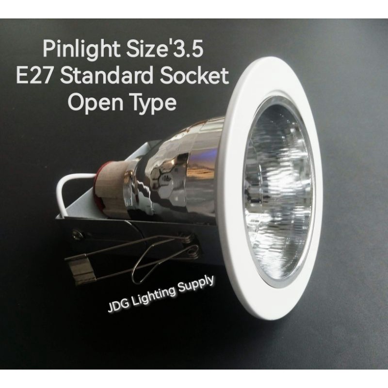 Pinlight Recess Open type Downlight E27 Socket Shopee Philippines