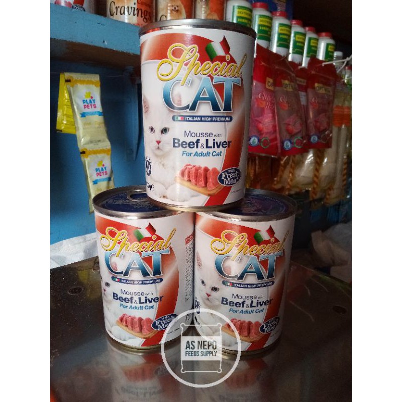 Special Cat in Can Cat Food Beef Liver 400 g Shopee Philippines