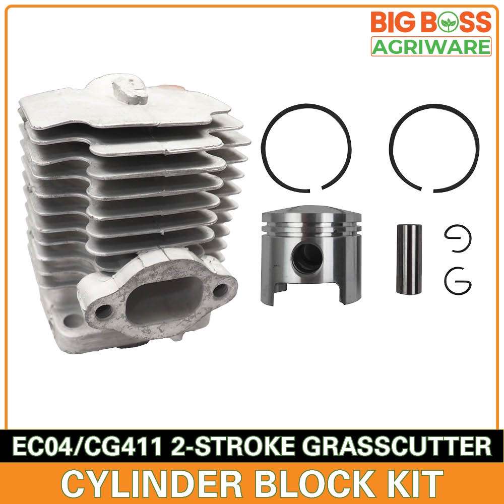 BBA Cylinder with Piston Kit for EC04, BC411, BG411, CG411 2 Stroke ...