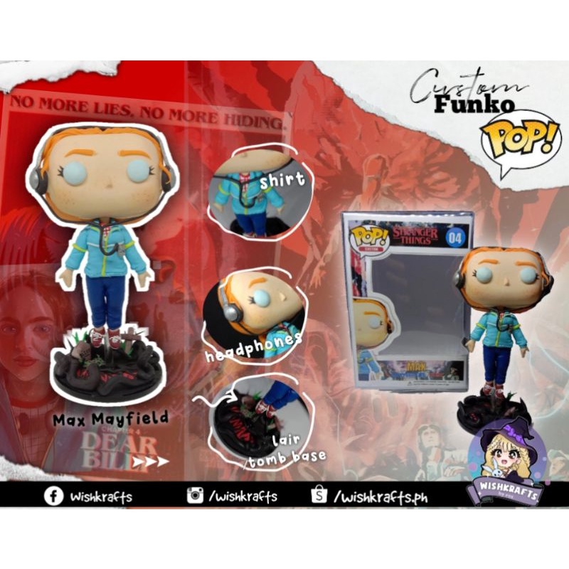 Funko Pop Stranger Things Max Mayfield Mall Outfit Vinyl Figure Bundled With Compatible Pop Box Protector Case Multicolor 3 75 Inches