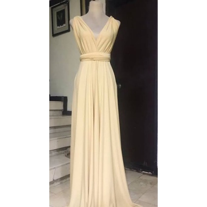 Cream hotsell infinity dress