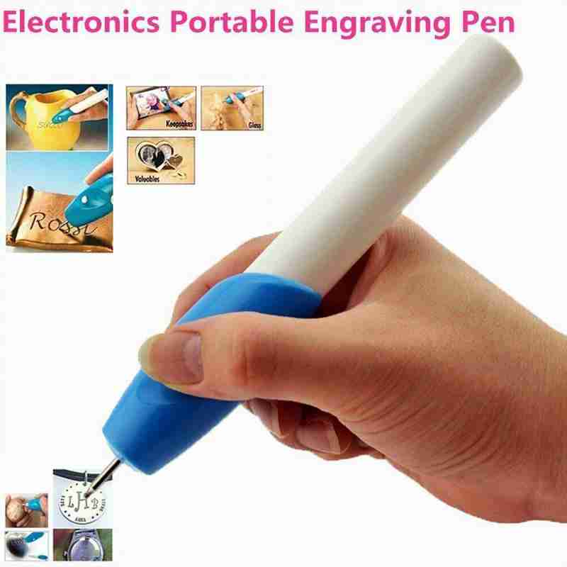 Mini Electric Engraving Pen Machine Chisel Word Marker Metal Plastic