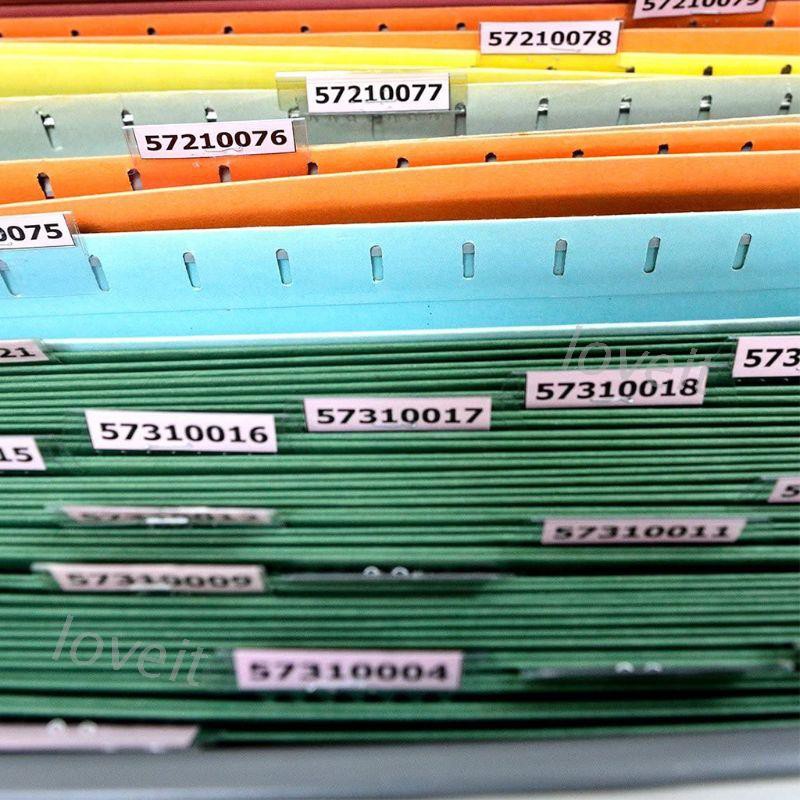 love* File Folder Tabs 50 Sets Hanging File Folder Labels Tabs and