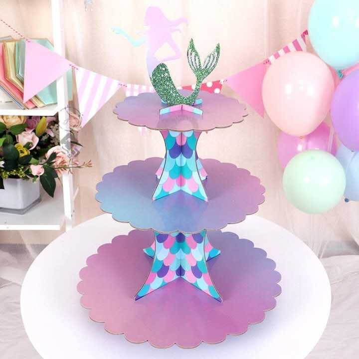 Mermaid Candy Boxes Party Needs Mermaid Gift Bags for Kids Birthday ...