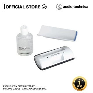 Audio-Technica AT6012 Record Care Kit – 2 Fl. Oz. Cleaning Solution + Sonic Broom Brush
