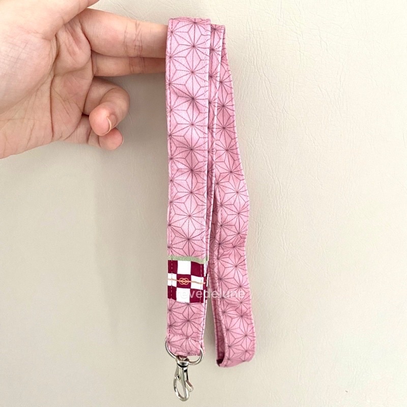 Demon slayer kimetsu no yaiba kny nezuko haori pattern lanyard fanmerch ...