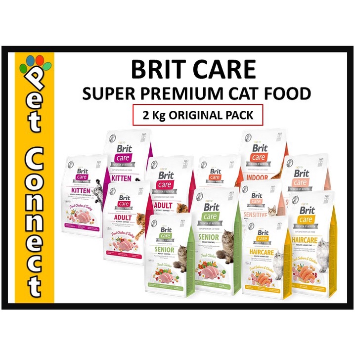 Brit Care CAT FOOD 2Kg Grain Free & Hypoallergenic High Quality