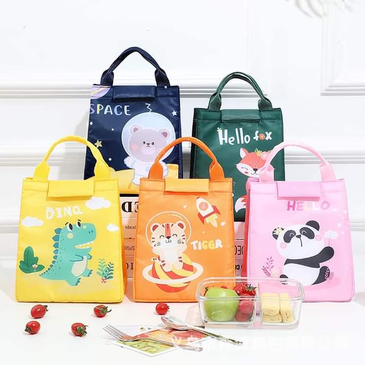 Ulifeshop Cute kids lunch bag school baon bag Cute Lunch Bag Waterproof ...