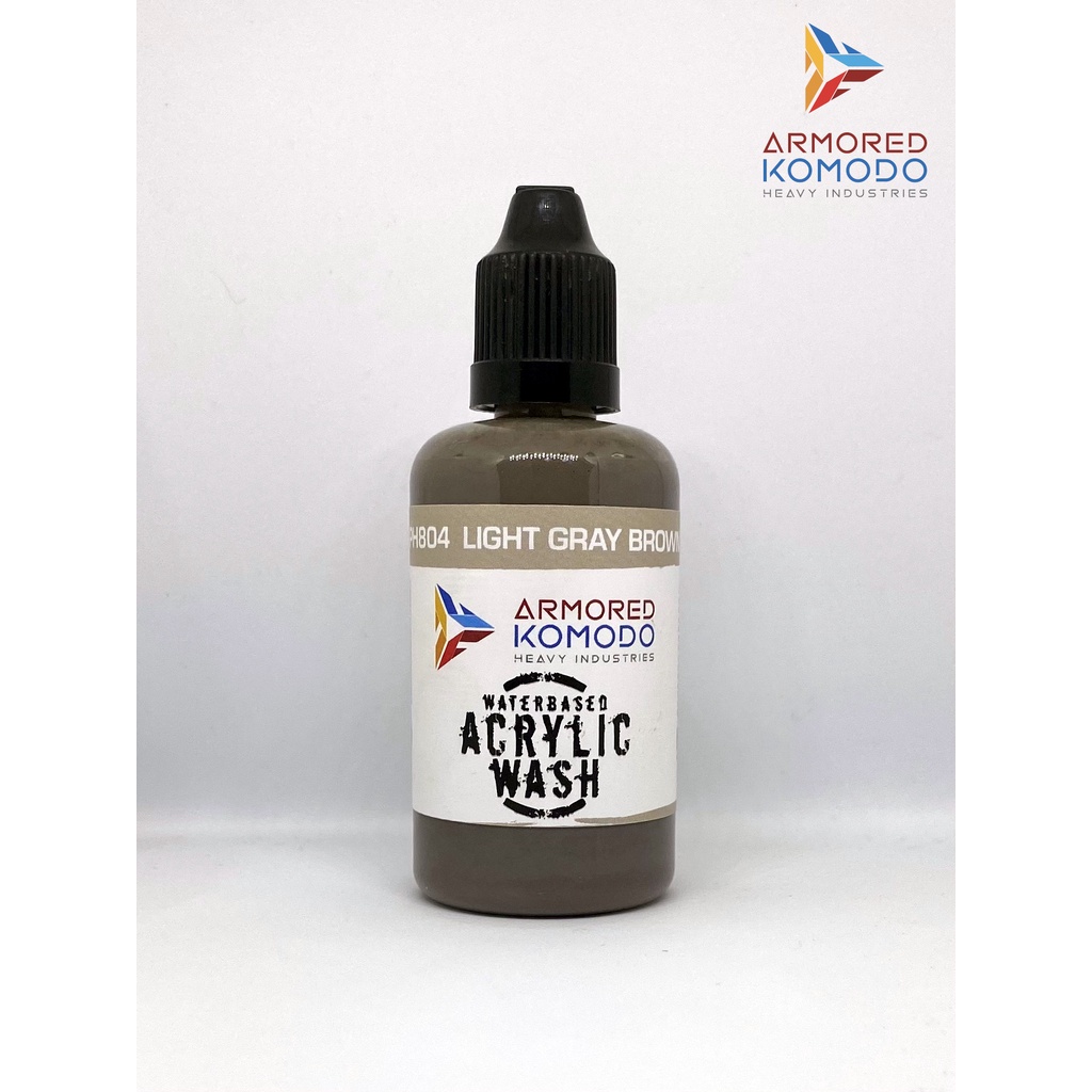 Light Gray Brown Waterbased Wash PH804 50ml Armored Komodo Waterbased