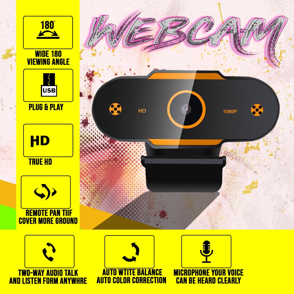 External computer camera with microphone USB NOTEBOOK video for class