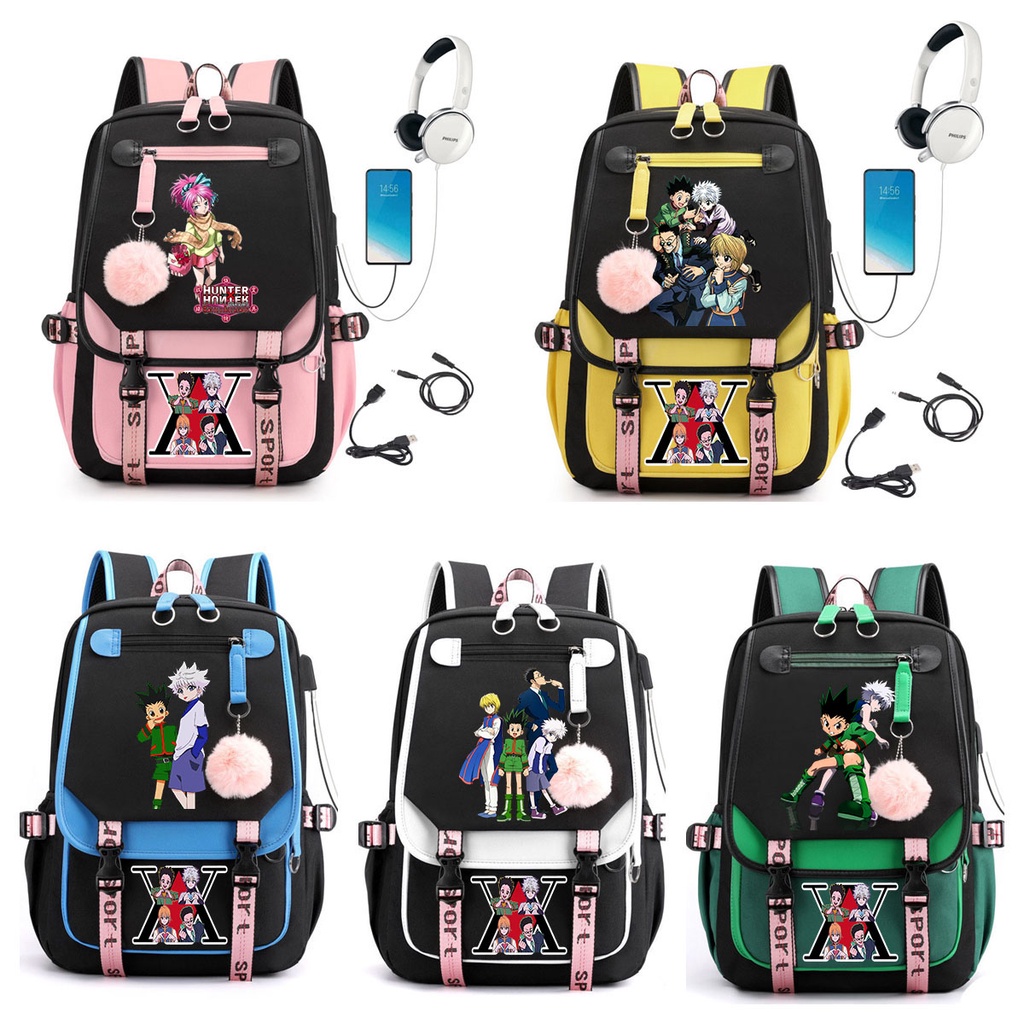 Hunter X Hunter Backpack for Women School Bag Laptop Bagpack for Men